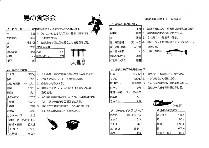 レシピ１